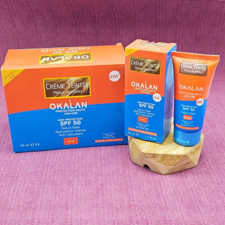 ضدآفتاب کرم پودری اوکالان با spf 50