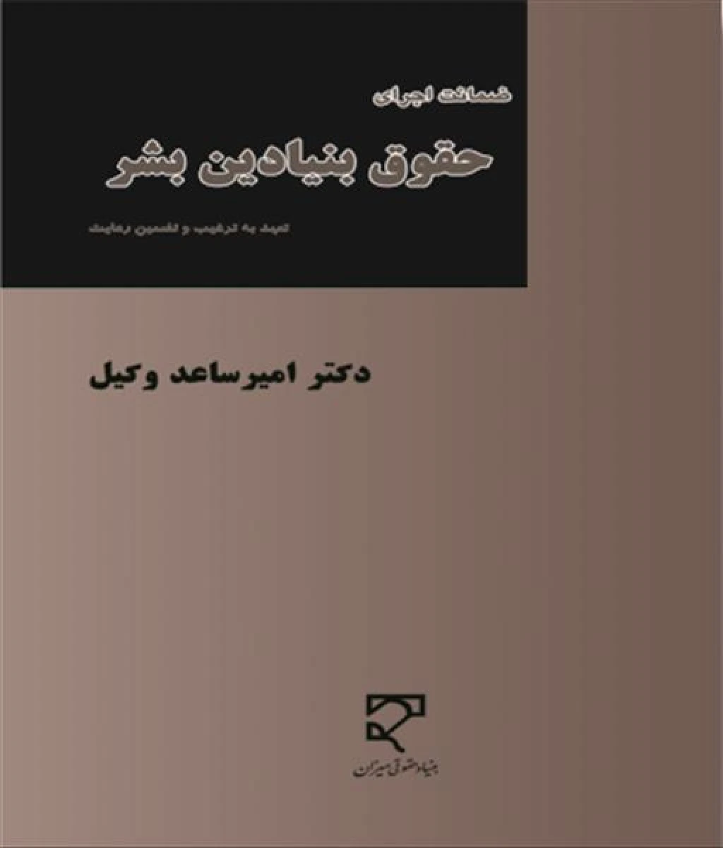 ضمانت اجرای حقوق بنیادین بشر / امیر ساعد وکیل / میزان