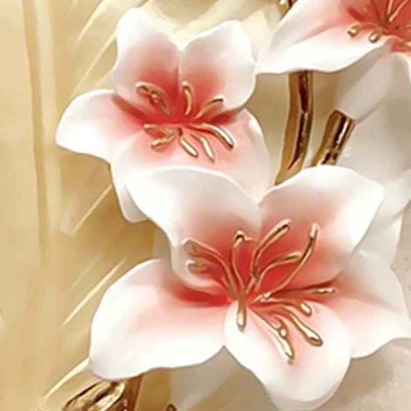 طرح گل سه بعدی