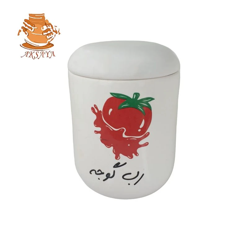 ظرف رب سرامیکی طرح تکست