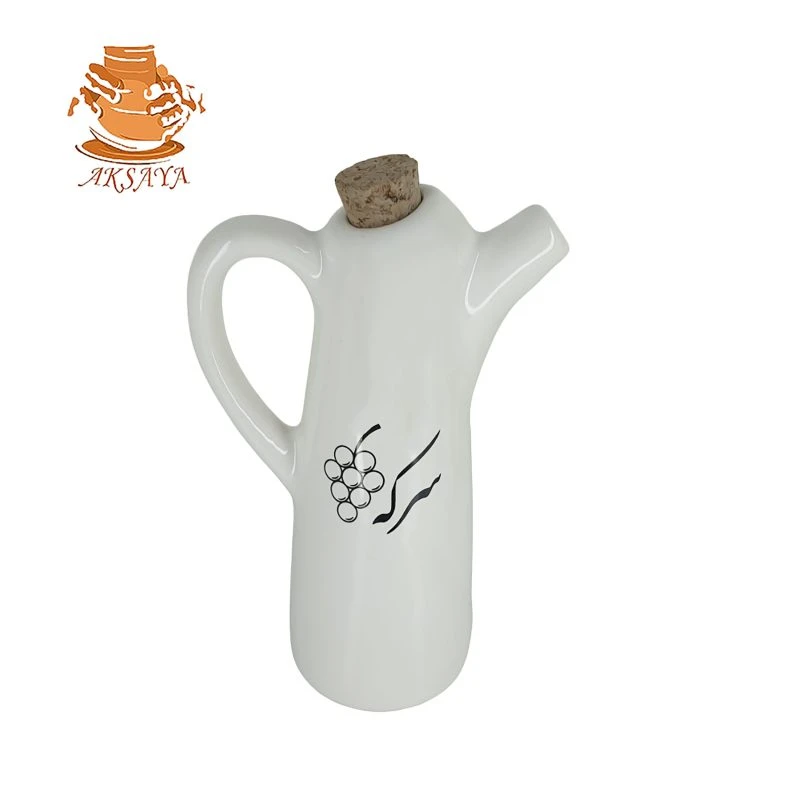 ظرف سرکه سرامیکی چوب پنبه دار