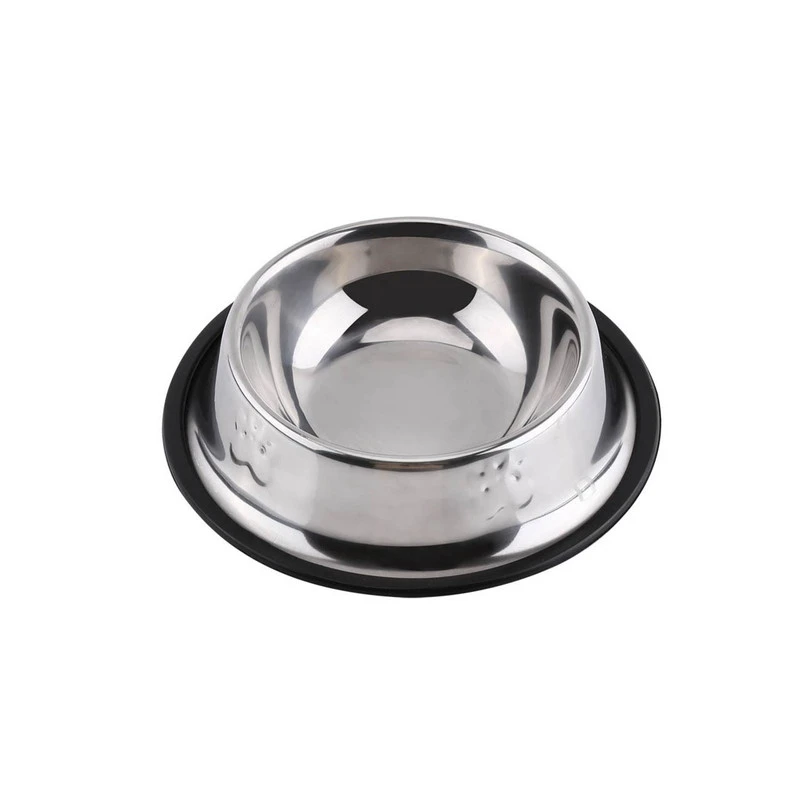 ظرف غذای استیل حیوانات خانگی (مدل Anti-Slip Steel Bowl-S )