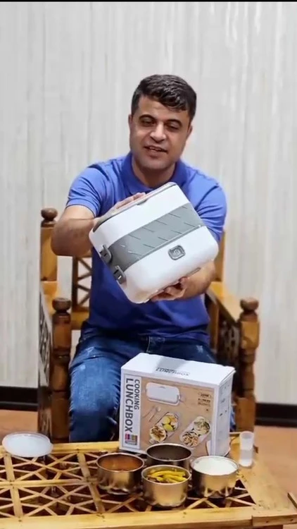 ظرف غذای برقی ۴ کاسه زنیون LB_200w