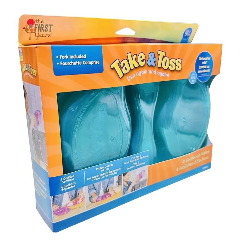 ظرف غذای کودک د فرست یرز مدل Take and Toss مجموعه 4 عددی The Frist Years