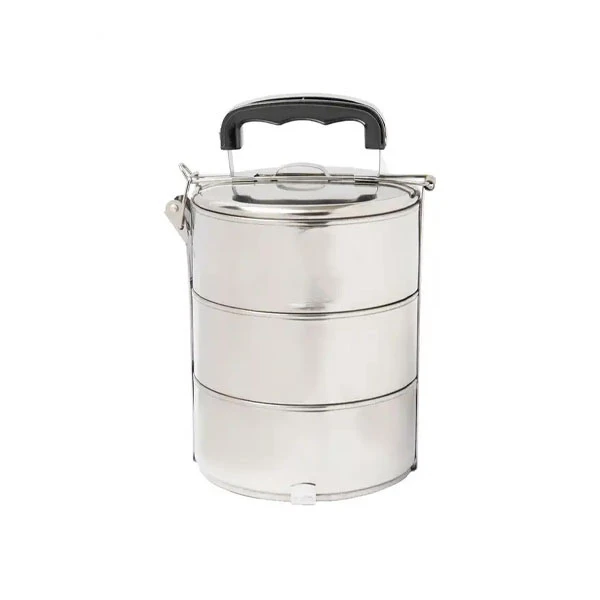 ظرف نگهدارنده غذا سه طبقه Handle Pot سایز 14