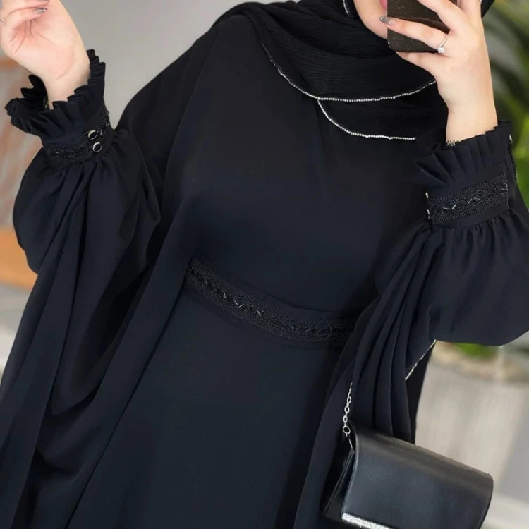 عبا الیزه درجه یک،تک رنگ،فری سایز تا 50،