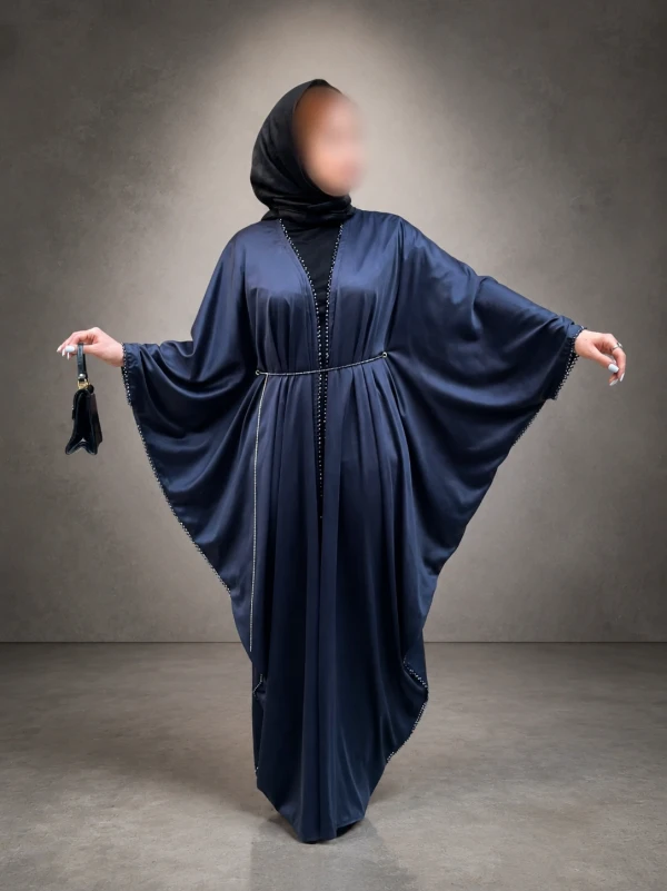 عبا میکرو سیلک خفاشی سنگ دوزی