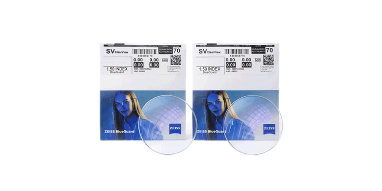 عدسی بلوکنترل زایس بلوگارد ZEISS BlueGuard 1.50 ClearView