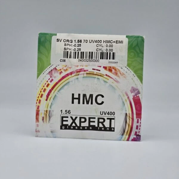 عدسی طبی Expert 1.56 HMC UV400