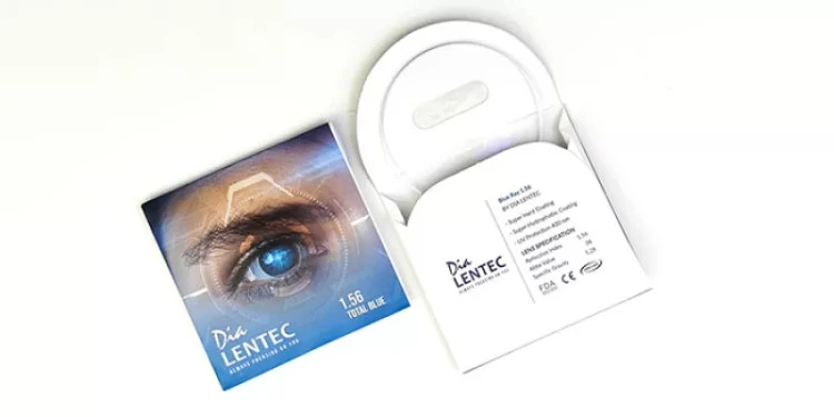 عدسی طبی آنتی رفلکس لنتک Lentec 1.60 MR8 Easy Clean