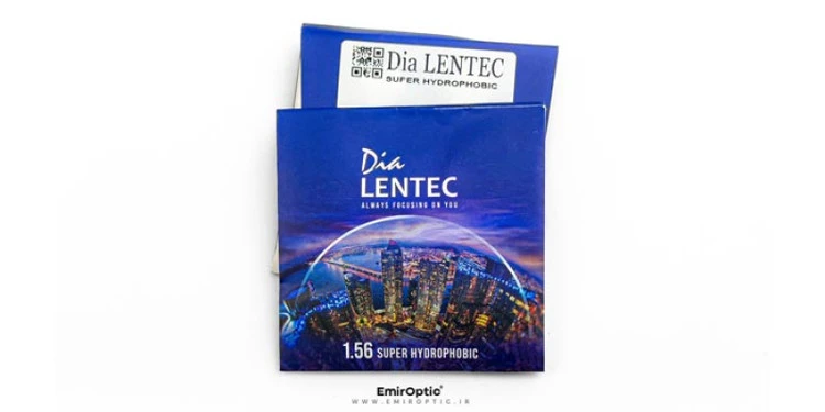 عدسی طبی آنتی رفلکس لنتک کره Lentec 1.56 AR Super Hydro