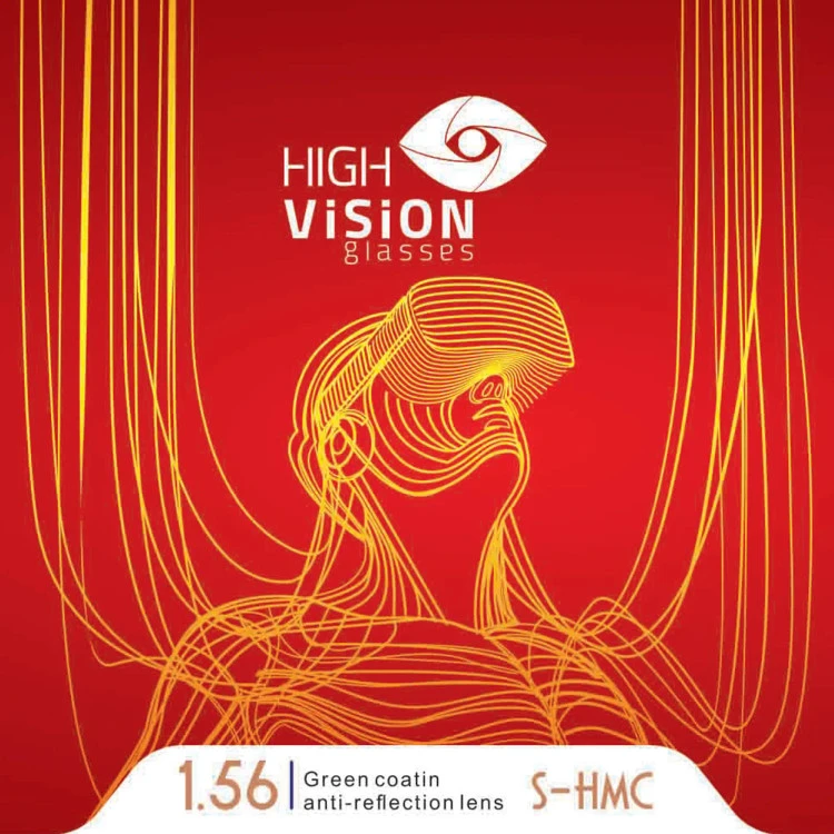 عدسی طبی آنتی رفلکس هایویژن 1.56 High Vision