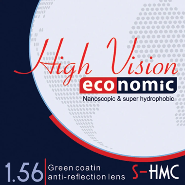 عدسی طبی آنتی رفلکس هایویژن اِکو 1.56 High Vision