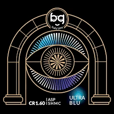 عدسی طبی بلوکات اولترا بلو بی جی bg Ultra Blue CR1.60 ASP SHMC