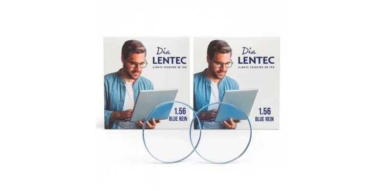 عدسی طبی بلوکنترل لنتک بلورین Lentec BlueRien 1.56