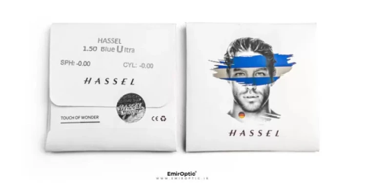 عدسی طبی بلوکنترل هاسل Hassel 1.5 Blue Ultra