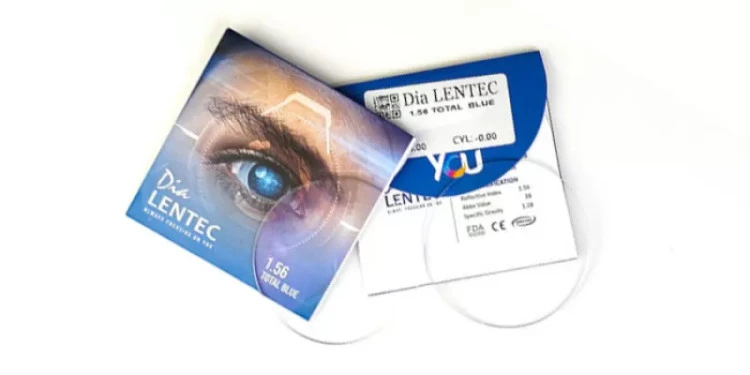 عدسی طبی توتال بلو لنتک کره Total Blue Lentec 1.56