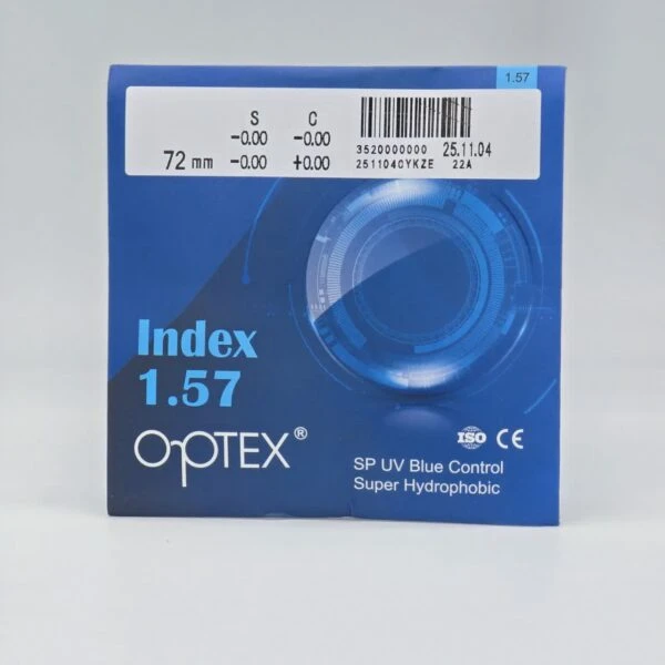 عدسی عینک OP TeX 1.57 با کنترل نور آبی
