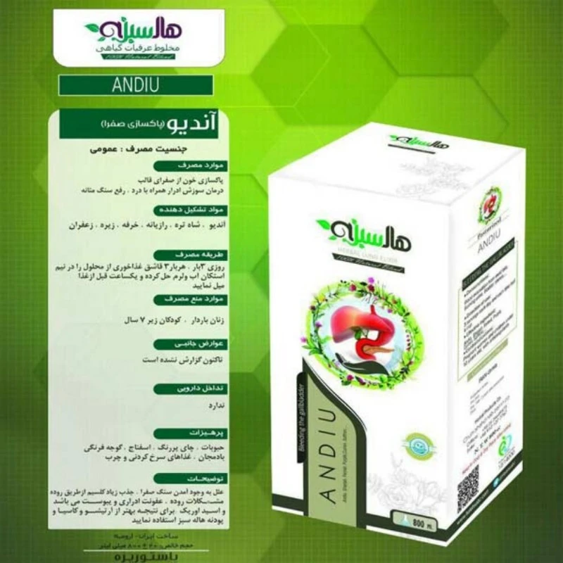 عرق ترکیبی آندیو هاله سبز