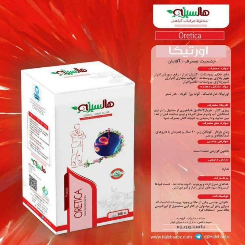 عرق ترکیبی اورتیکا هاله سبز