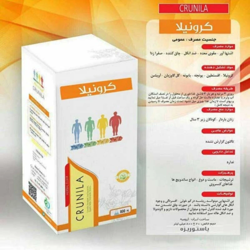 عرق ترکیبی کرونیلا هاله سبز ، اشتها آور و چاق کننده