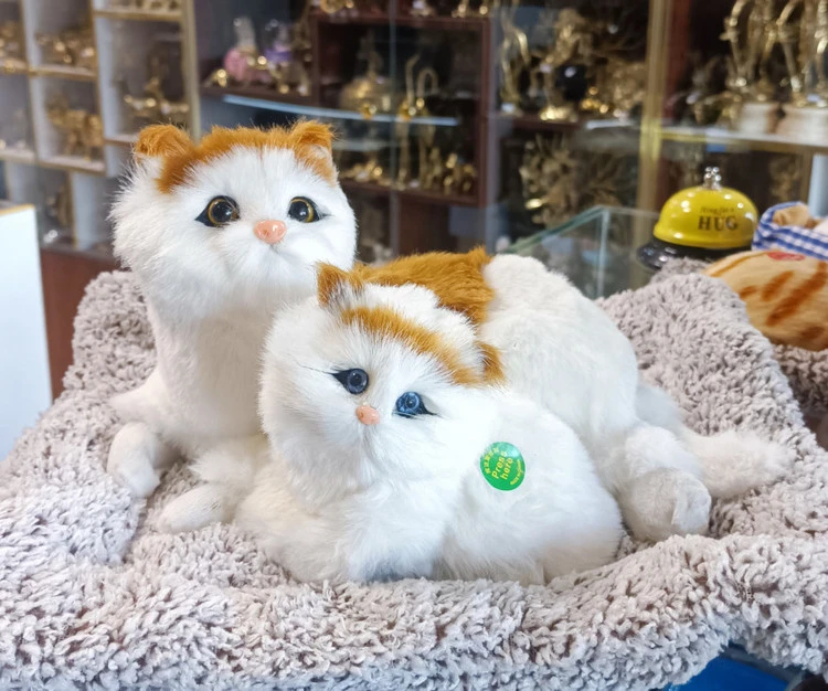 عروسک گربه مادر و فرزند موزیکال