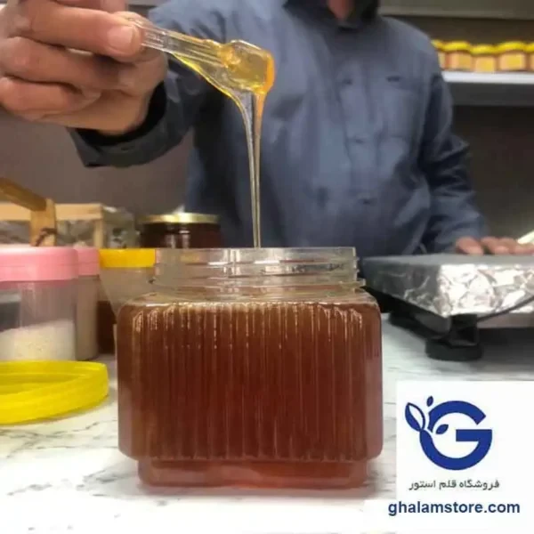 عسل آویشن اصل یک کیلویی | طبیعی، خالص و برداشت مستقیم از کوهستان
