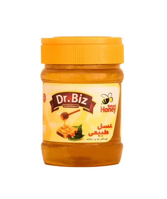 عسل استاندارد دکتربیز با ساکارز زیر5% با وزن 500 گرمی