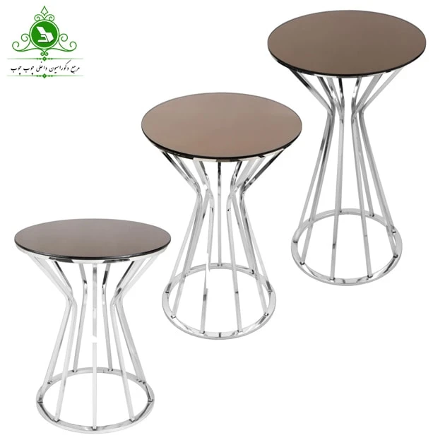 عسلی سه تکه استیل مدل چتری