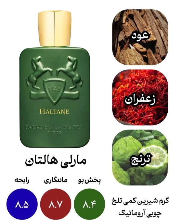 عطر ادوپرفیوم مردانه پرفیوم دو مارلی مدل هابدان حجم ۱۲۵ میلی لیتر