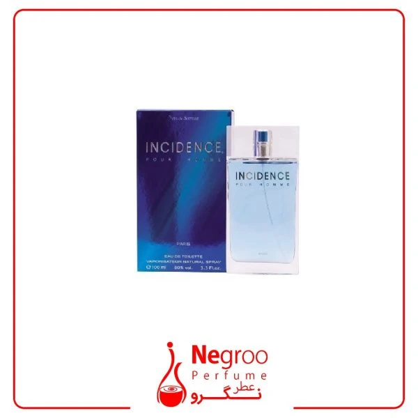عطر ادکلن اینسیدنس مردانه-آبی /جعبه طلقی | Yves De Sistelle Incidence for men