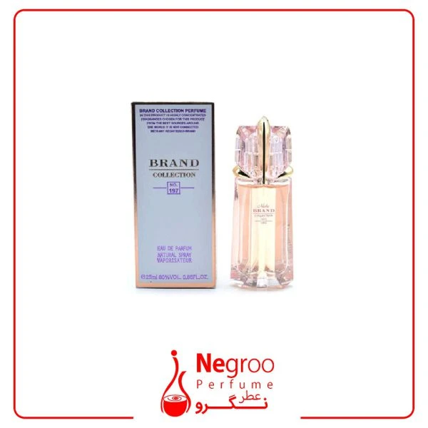 عطر ادکلن زنانه تیری ماگلر الین فلورا برند کالکشن کد 197 (Thierry Mugler Alien Flora Futura) حجم 25 میل