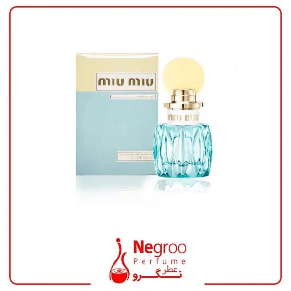 عطر ادکلن زنانه میو میو برند کالکشن کد 114 (Miu Miu L’Eau Bleue) حجم 25 میل
