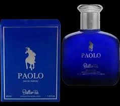عطر ادکلن مردانه بالرینا مدل پائولو Paolo پلو آبی حجم ۹۰ میلی لیتر
