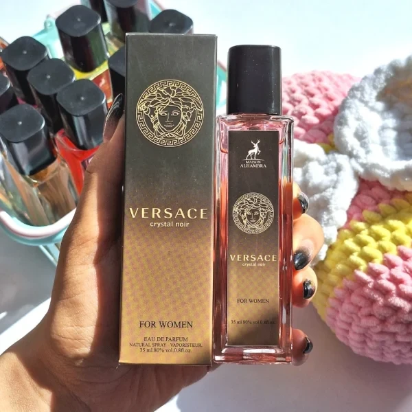 عطر الحمبرا رایحه VERSACE crystal noir