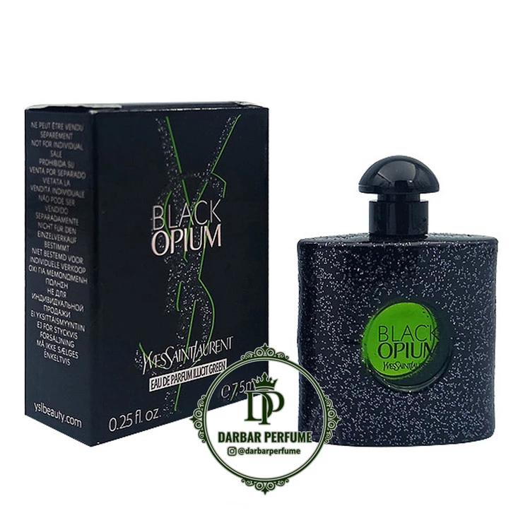 عطر بلک اوپیوم الیسیت گرین ایوسن لورن زنانه عطر اصلی