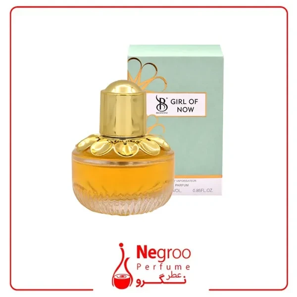 عطر جیبی زنانه برندینی گرل اف نوو Girl of nowزنانه حجم 25 میل