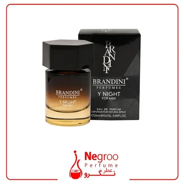 عطر جیبی مردانه برندینی مدل Y night حجم 25 میلی لیتر