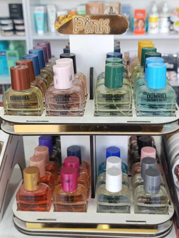 عطر جیبی پینک PINK شیشه شفاف 30 میل رایحه‌ های متنوع