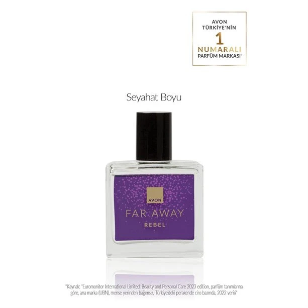 عطر زنانه AVON مدل REBEL حجم 30ml