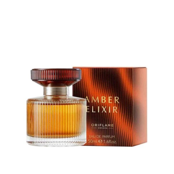 عطر زنانه امبر الکسیر ادوپرفیوم 50 میل با رایحه گرم و شیرین