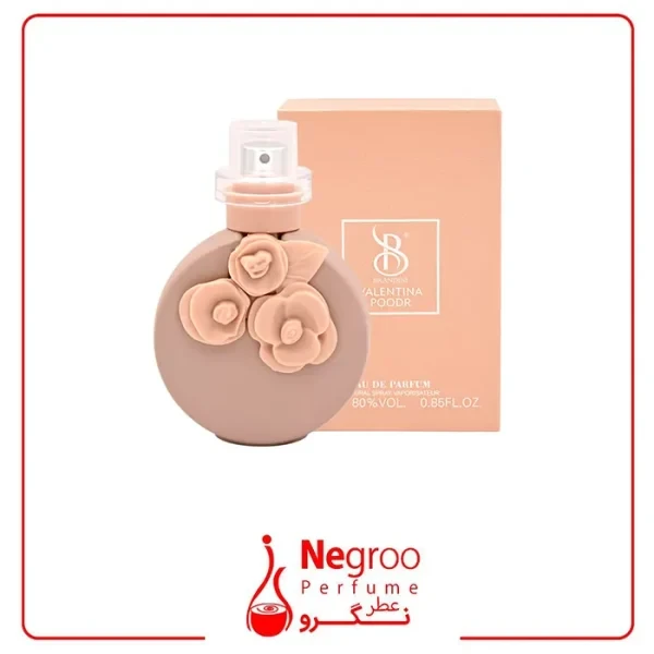 عطر زنانه برندینی مدل ولنتینا پودر Valentina poodr حجم 25 میل