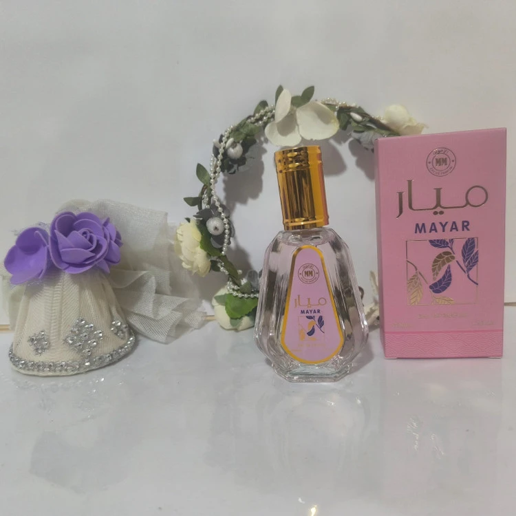 عطر میار (Mayar) از برند الاخوین با رایحه میوه‌ای، گلی و شیرین زنانه