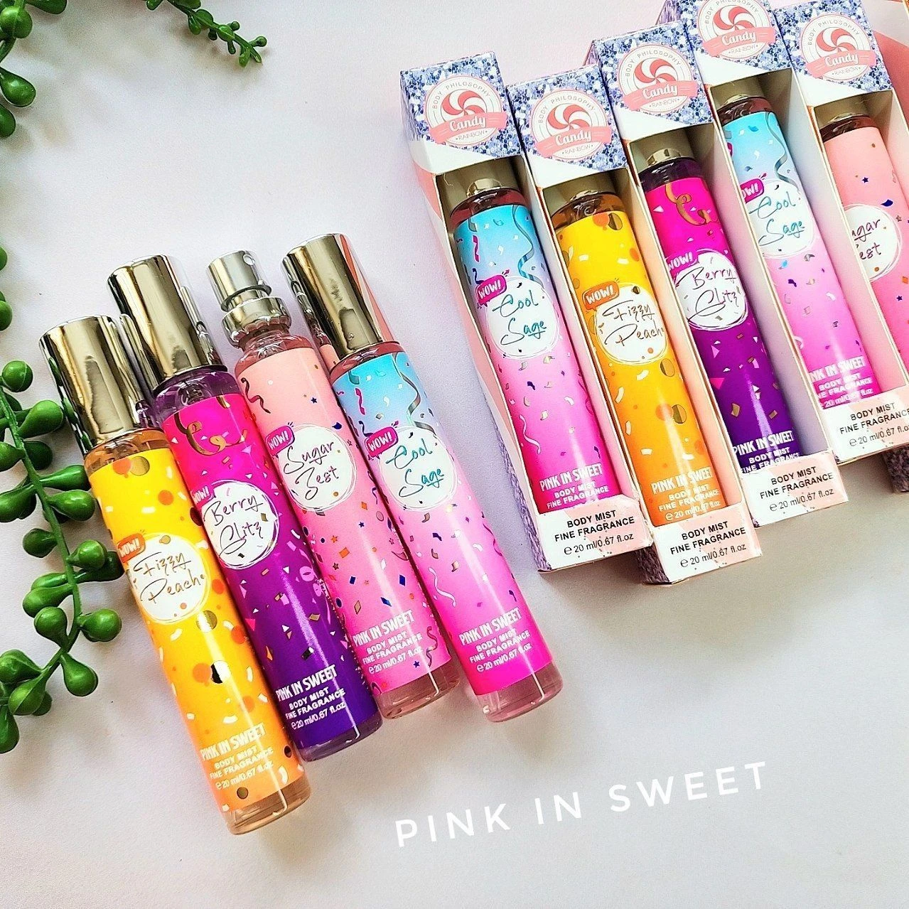 عطر های جیبی  pink in sweet