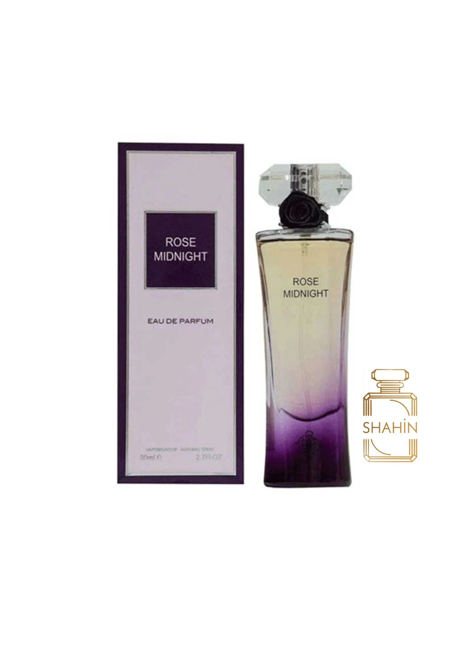 عطر و ادکلن زنانه فرگرانس رز میدنایت اصل ROSE MIDNIGHT FRAGRANCE WORLD EDP 80ML