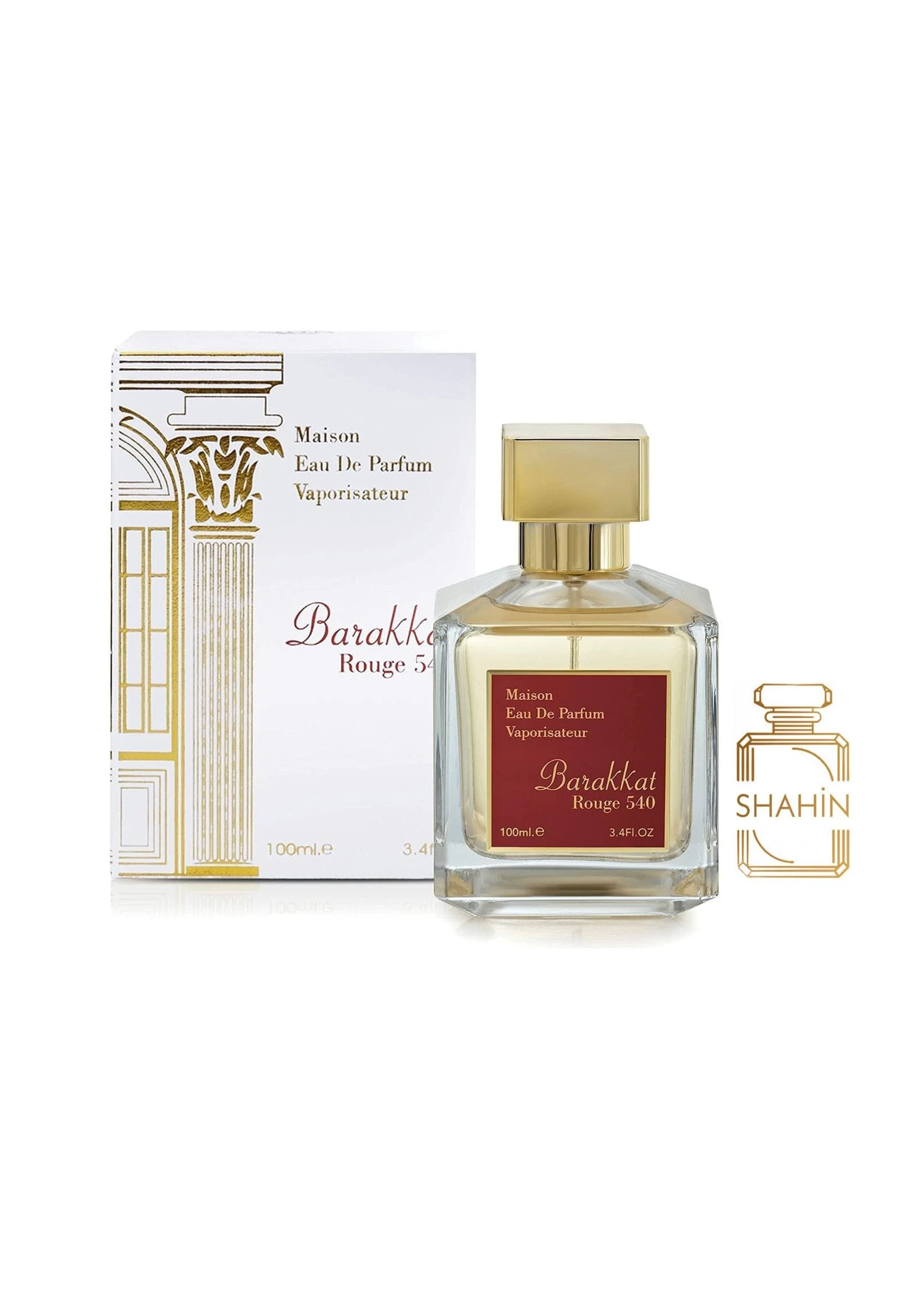 عطر و ادکلن زنانه-مردانه باراکات رژ540 فرگرانس اصل FRAGRANCE WORLD BARAKKAT ROUGE 540 100ML