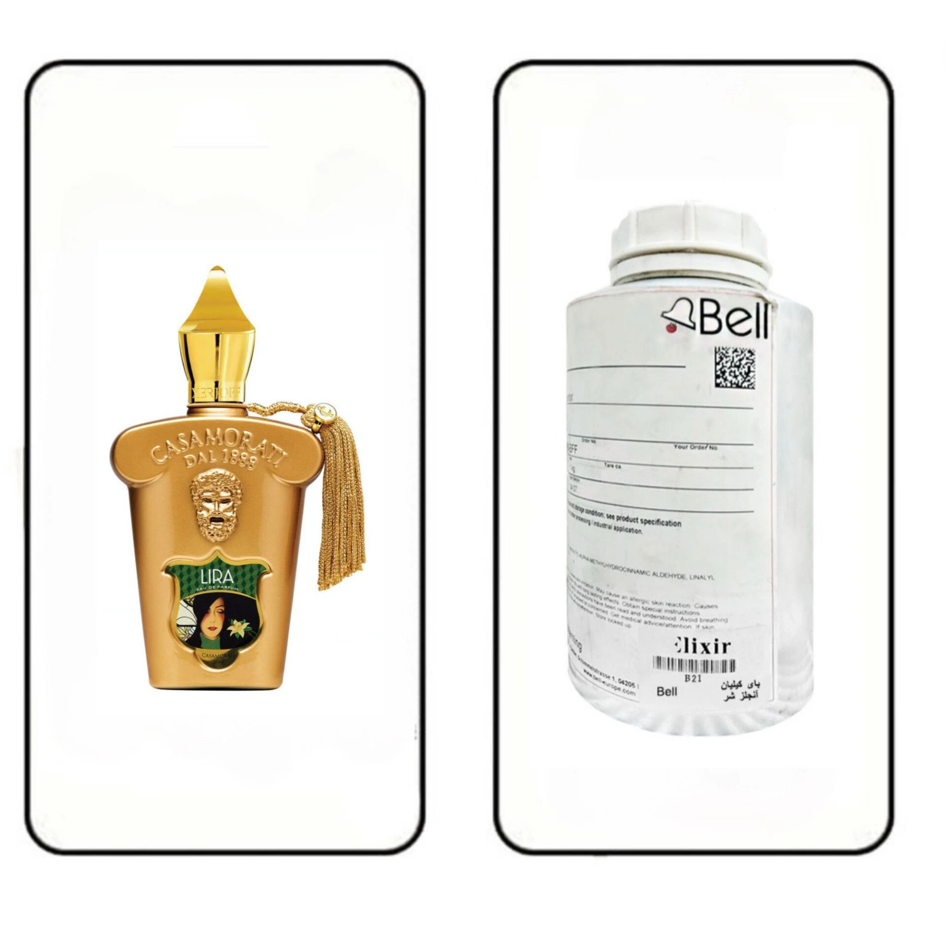 عطر گرمی کازاموراتی لیرا برند بل (BELL)