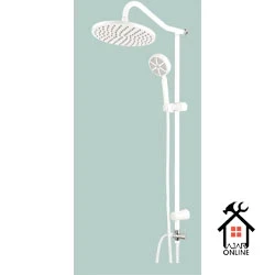 علم دوش آیلین سفید کروم جزیره