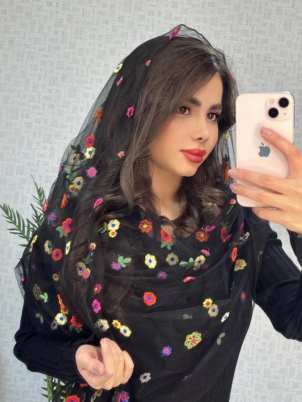 عمده تور گل ابریشم جین 10 تایی
