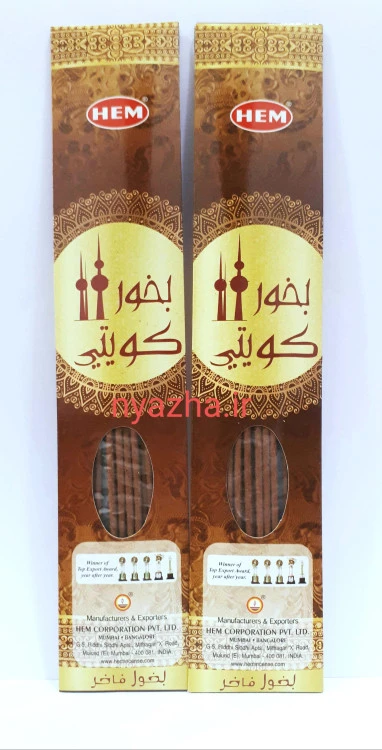 عود کویتی خوش بو با رایحه ملایم( دارای ۱۲ عددعود )